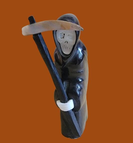 Grim Reaper w/Scythe Spooky Zuni Fetish