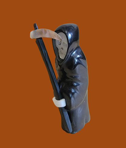 Grim Reaper w/Scythe Spooky Zuni Fetish