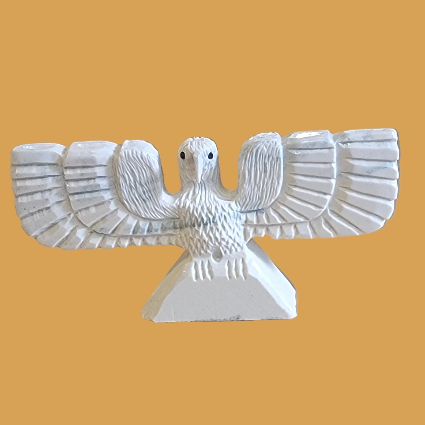 Serpentine Mystical and Mythical  Thunderbird Zuni Fetish