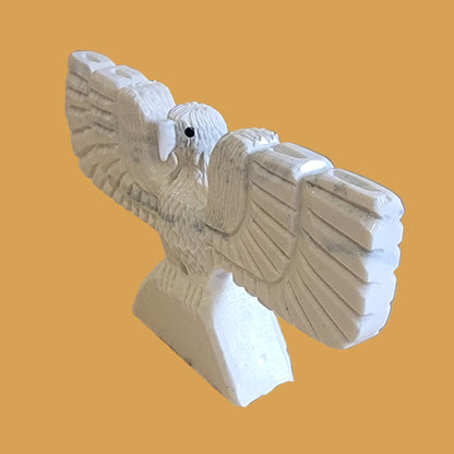 Serpentine Mystical and Mythical  Thunderbird Zuni Fetish