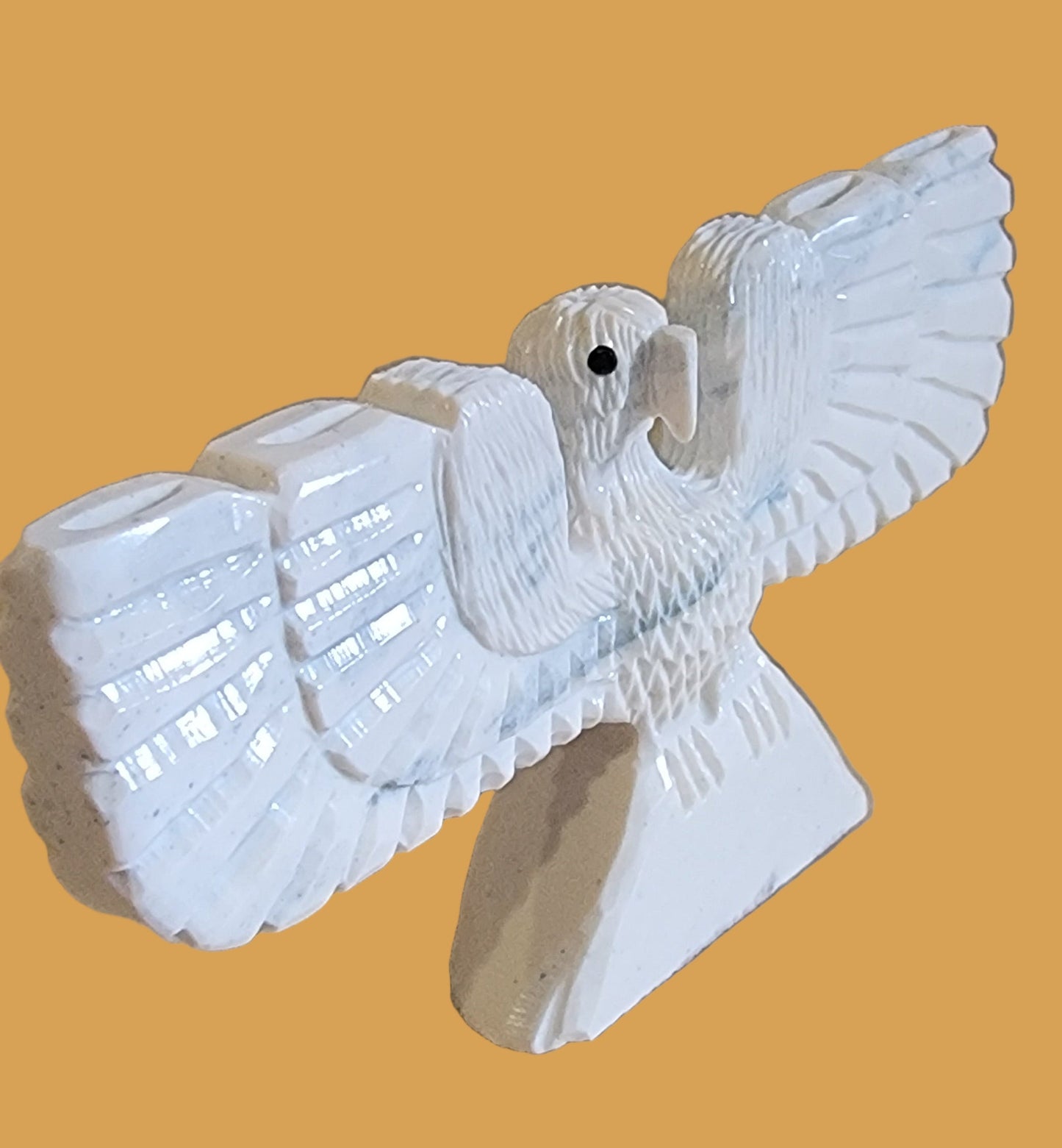 Serpentine Mystical and Mythical  Thunderbird Zuni Fetish