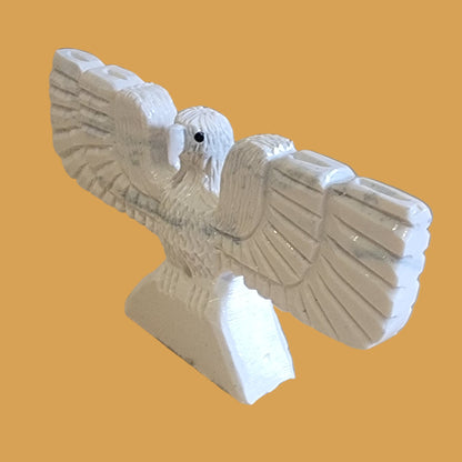 Serpentine Mystical and Mythical  Thunderbird Zuni Fetish
