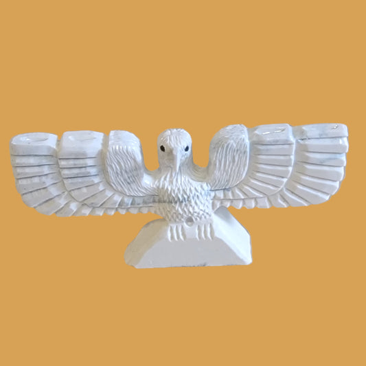 Serpentine Mystical and Mythical  Thunderbird Zuni Fetish
