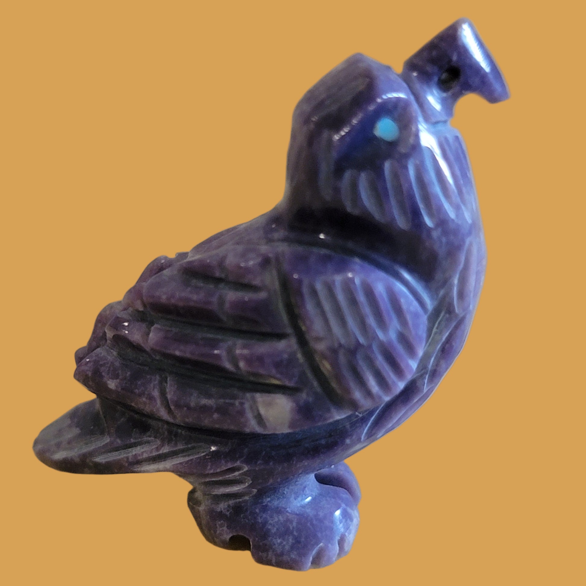 Purple Violite Navajo Eagle Zuni Fetish