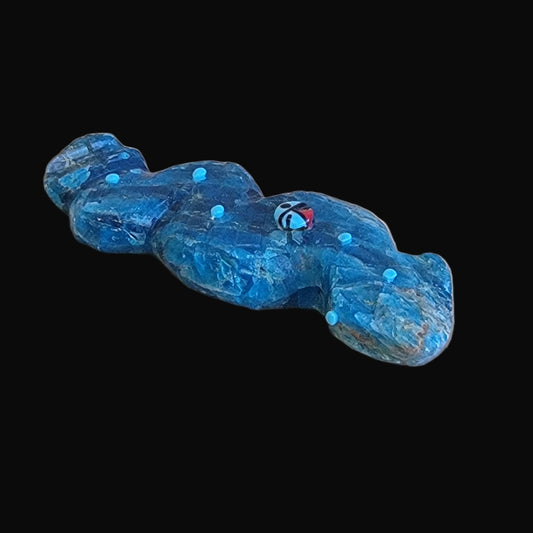Blue Optic Reptile/Snake Zuni Fetish