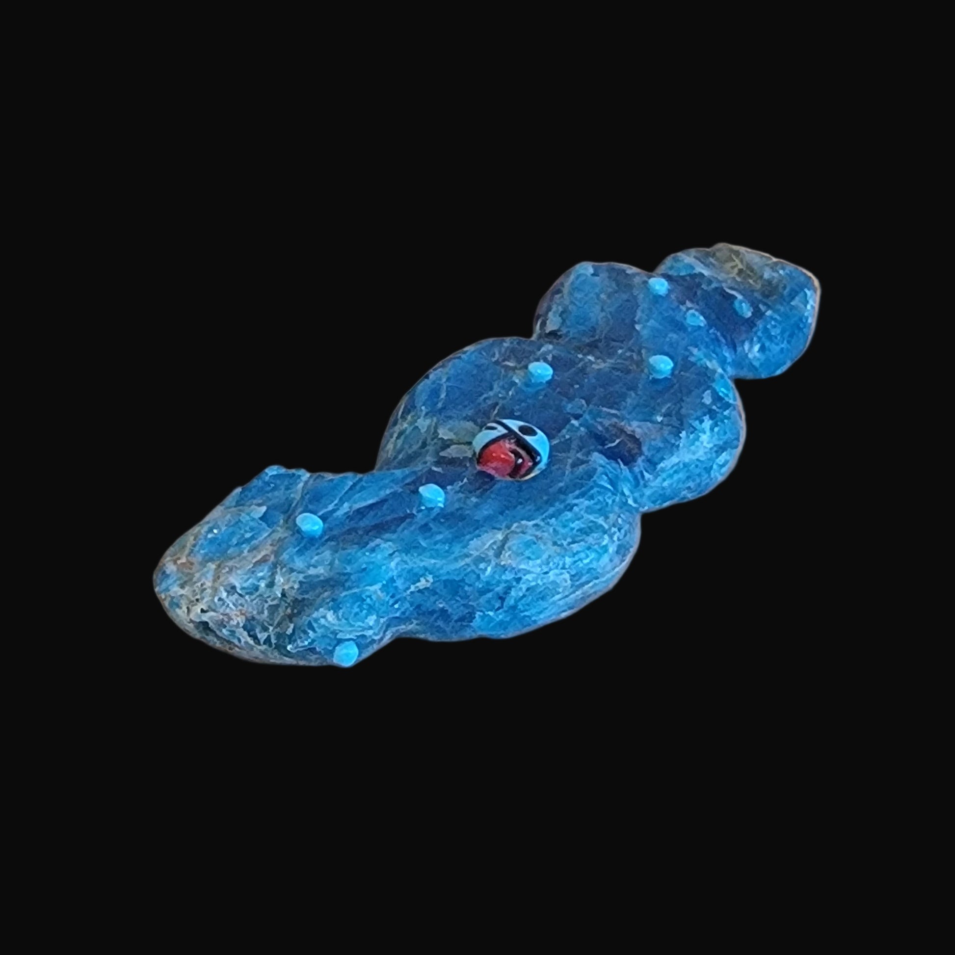 Blue Optic Reptile/Snake Zuni Fetish