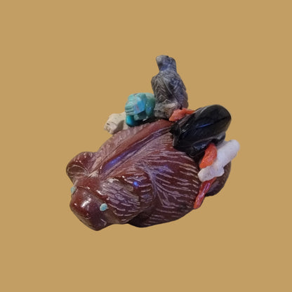 All In One Directional Set w/Badger Zuni Fetish