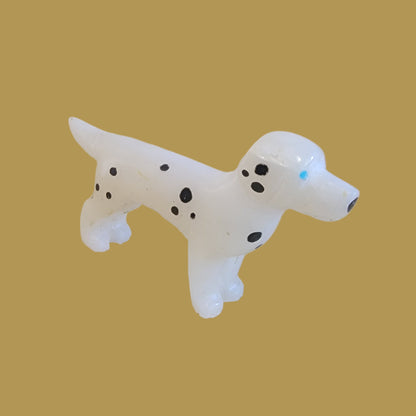 Spotted Alabaster Dalmatian Dog/Pup Zuni Fetish