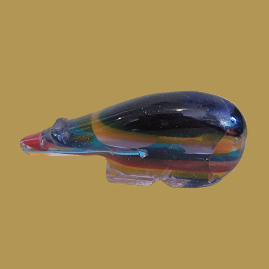 Stunning Surfite Long Necked Bear w/Heartline Zuni Fetish