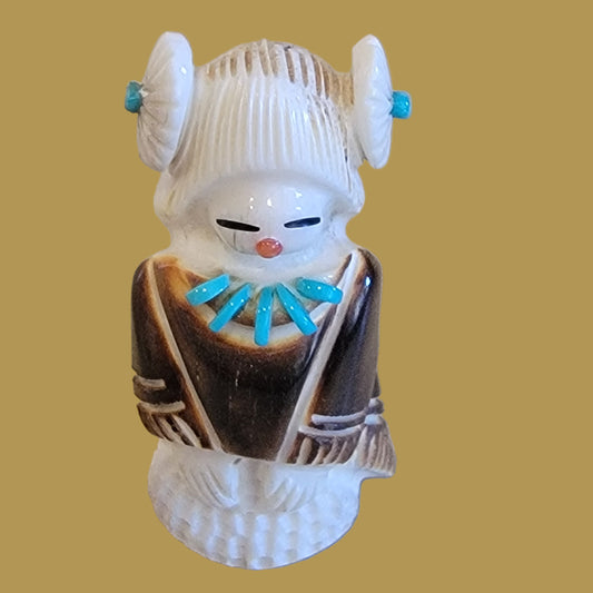 Bunished Antler Butterfly Zuni Maiden Zuni Fetish