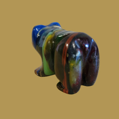 Chubby Surfite Bear Zuni Fetish