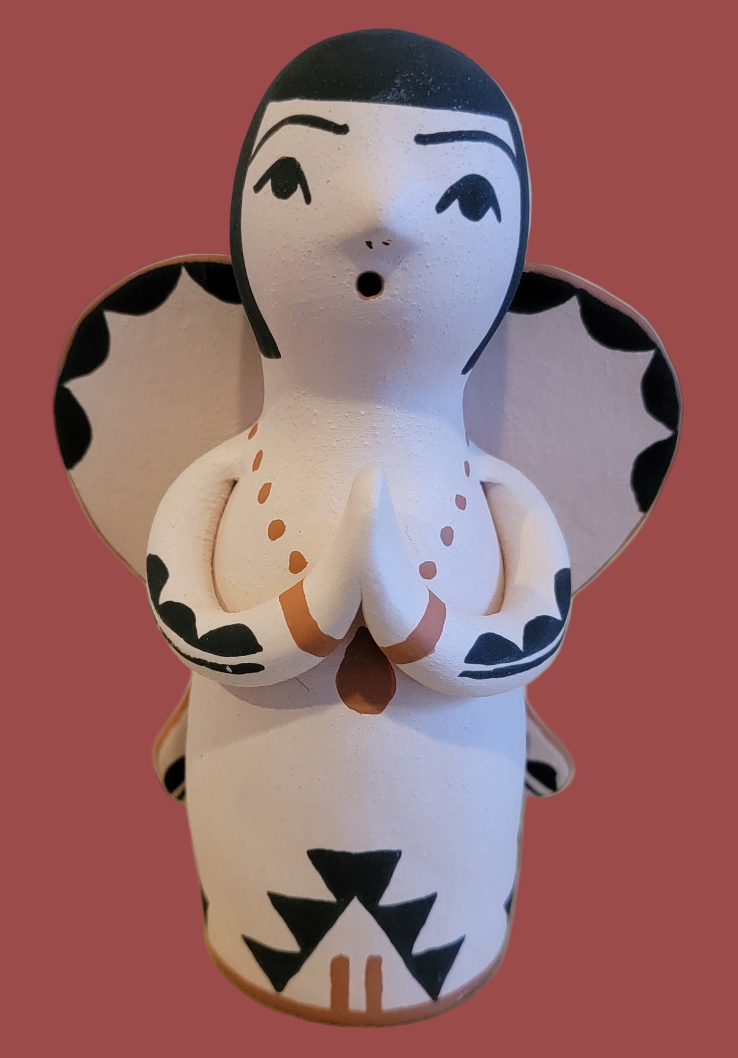 Santo Domingo Pueblo Holiday Pueblo Pottery Angel