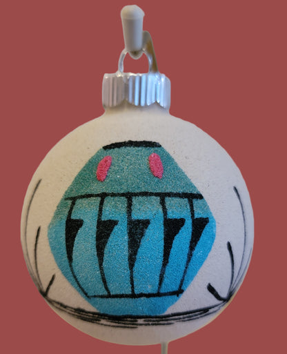 Navajo Sandpainted Pottery Design Holiday Ornament
