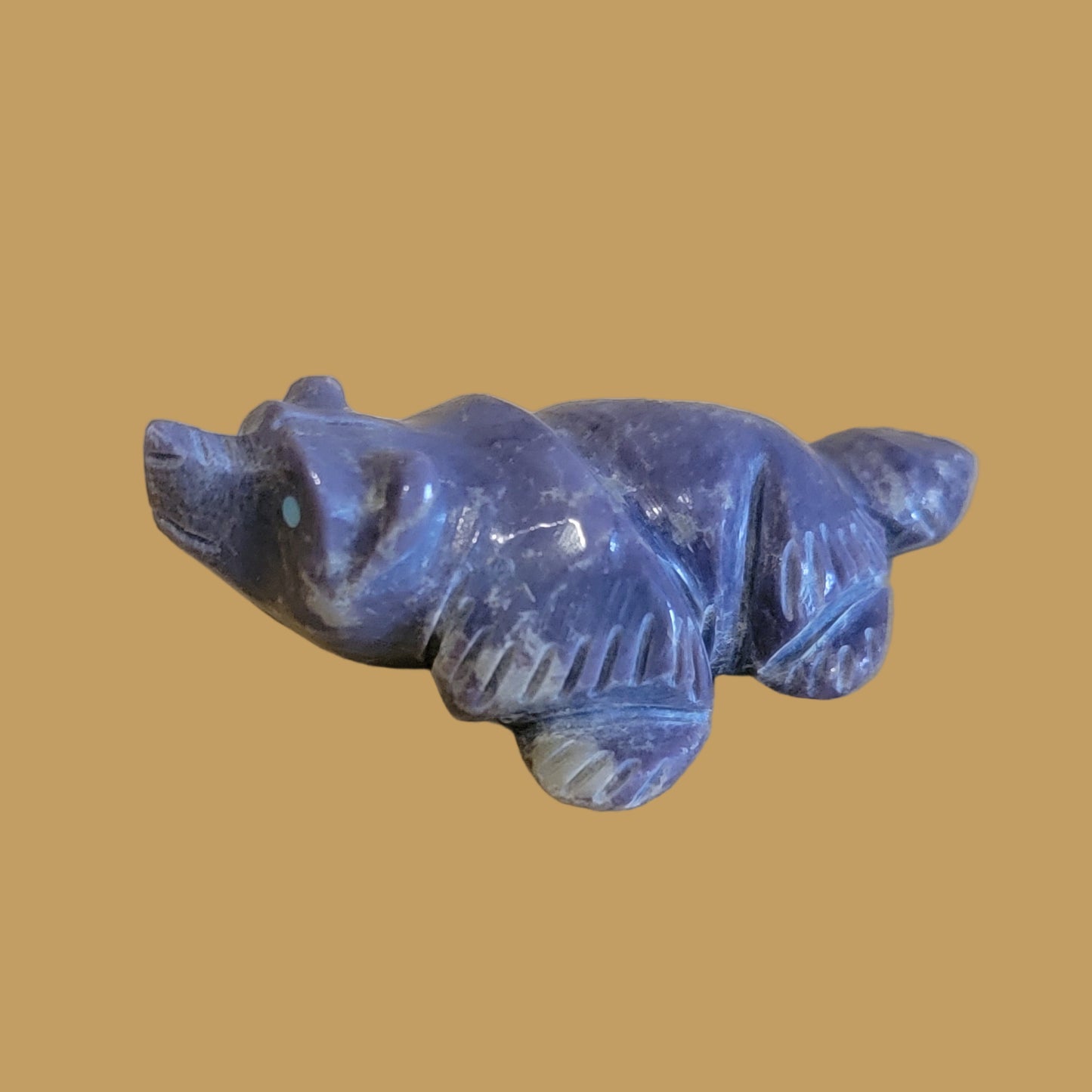 Purple Violite Navajo Badger Zuni Fetish