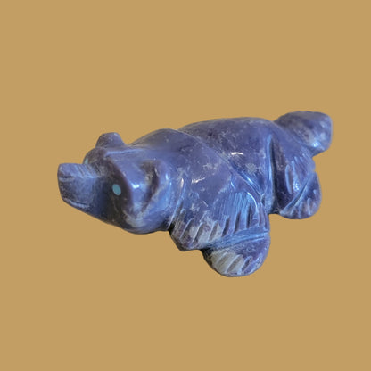 Purple Violite Navajo Badger Zuni Fetish