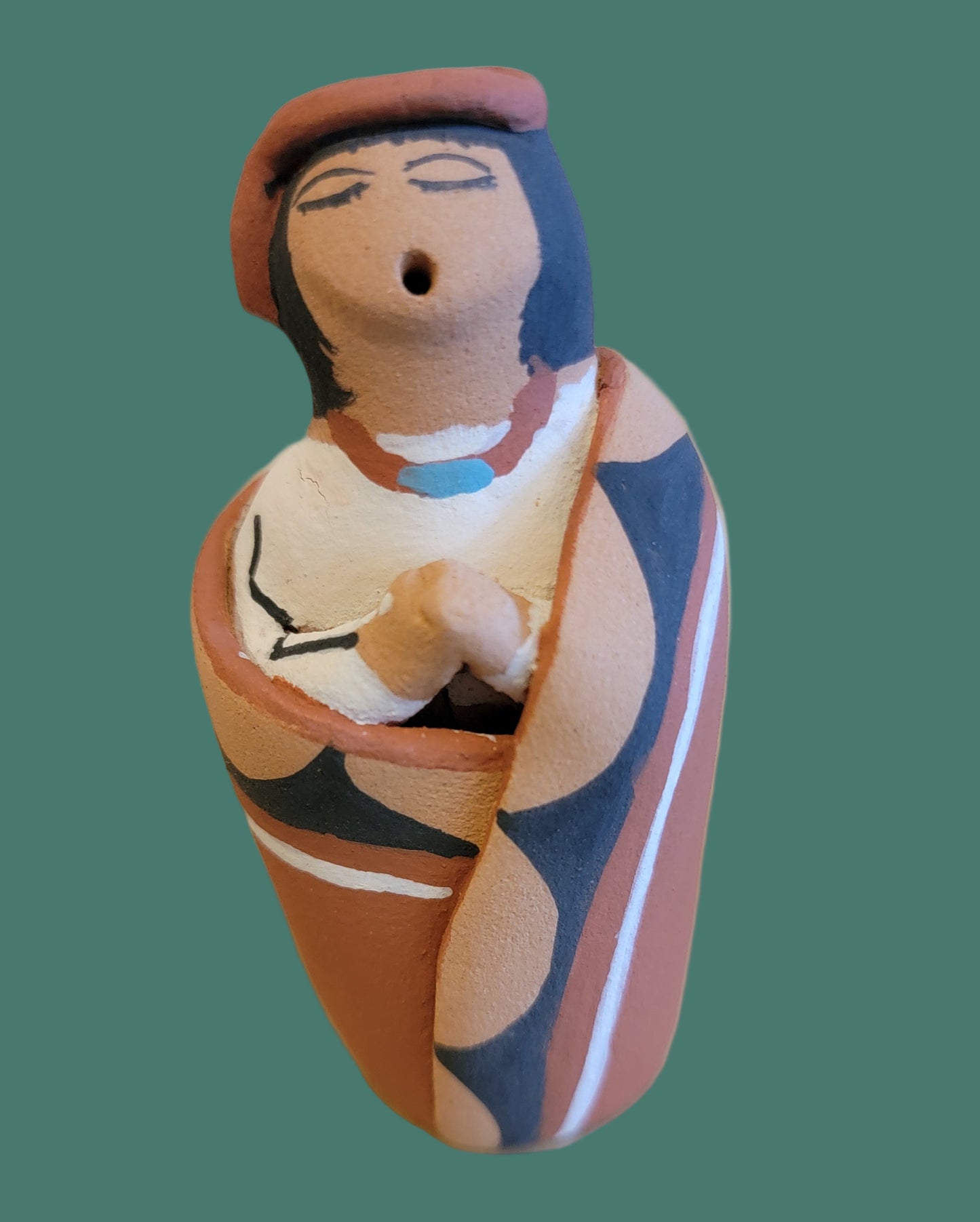 Beautiful Jemez Pueblo Pottery 3 Piece Nativity Set Pueblo Pottery