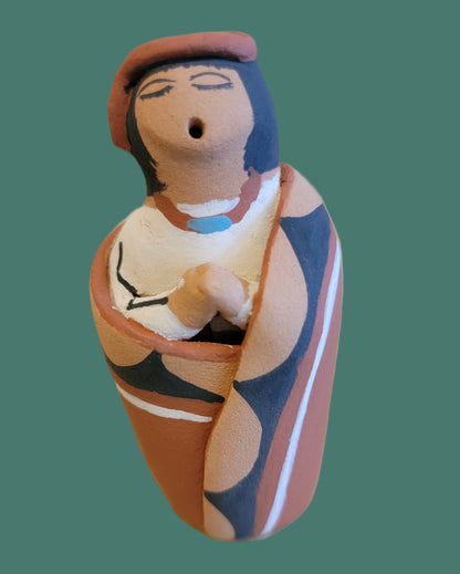 Beautiful Jemez Pueblo Pottery 3 Piece Nativity Set Pueblo Pottery