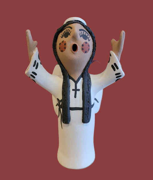 Joyous Jemez Pueblo Pottery Angel