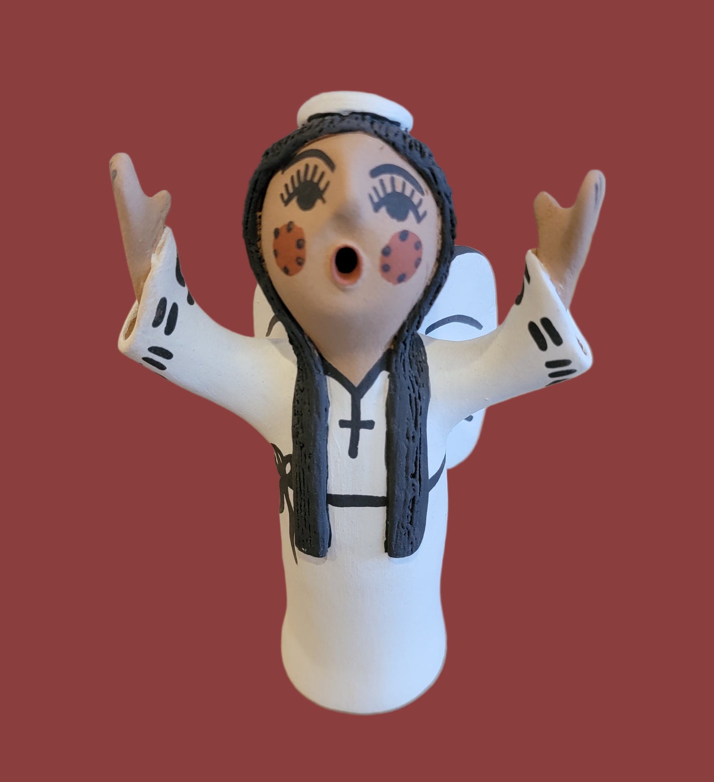 Joyous Jemez Pueblo Pottery Angel