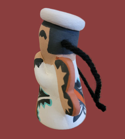 Holiday Angel Jemez Pueblo Pottery Ornament
