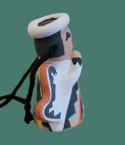 Jemez Pueblo Pottery Angel Holiday Ornament