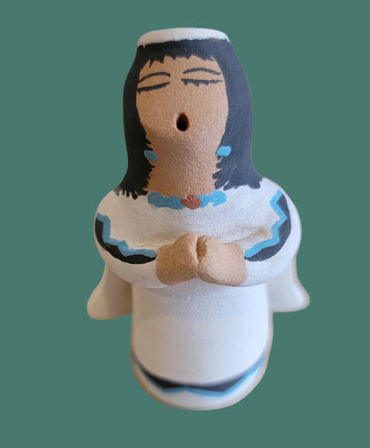 Exquisite Six Piece Jemez Pueblo Pottery Nativity Set