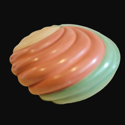 Red, Green and Buff Jemez Pueblo Pottery Melon Bowl Makes a Real Holiday Statement Any Time of the Year!