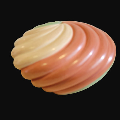 Red, Green and Buff Jemez Pueblo Pottery Melon Bowl Makes a Real Holiday Statement Any Time of the Year!