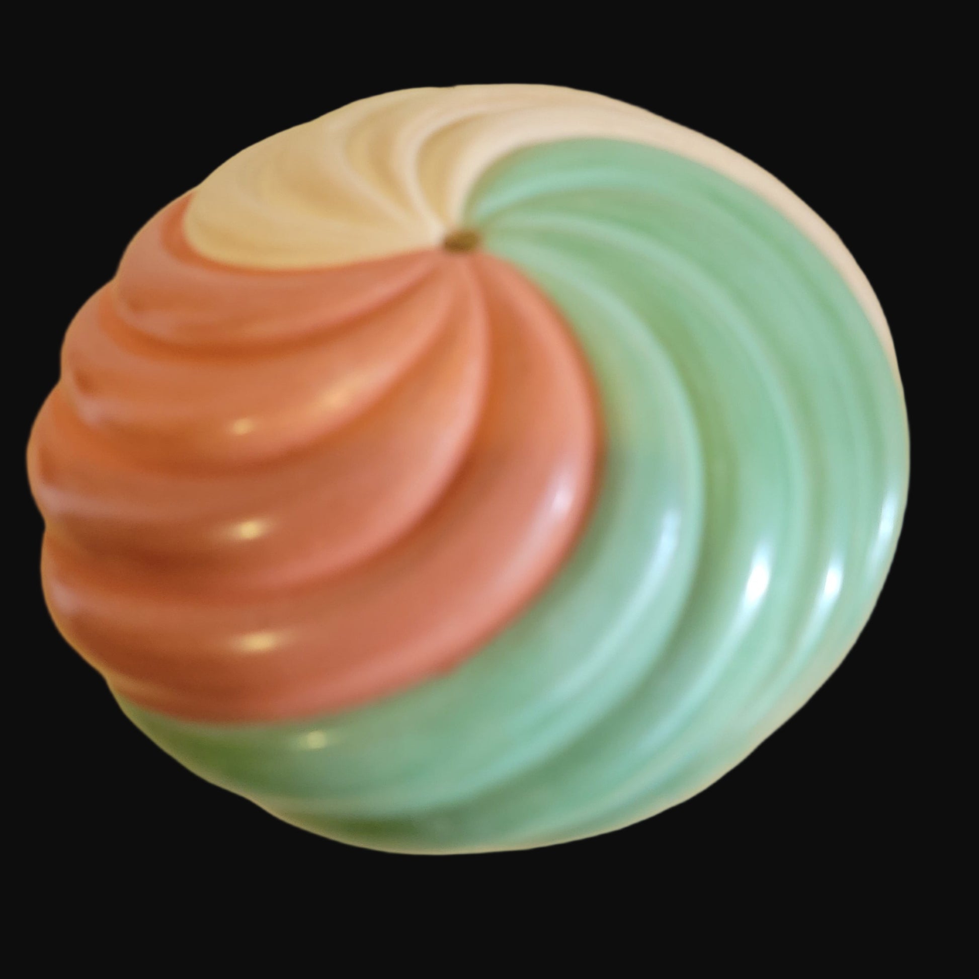 Red, Green and Buff Jemez Pueblo Pottery Melon Bowl Makes a Real Holiday Statement Any Time of the Year!