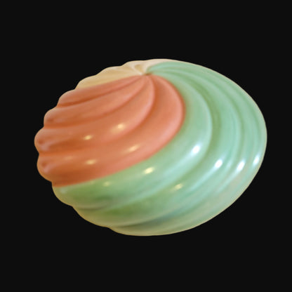 Red, Green and Buff Jemez Pueblo Pottery Melon Bowl Makes a Real Holiday Statement Any Time of the Year!