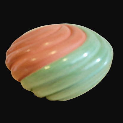 Red, Green and Buff Jemez Pueblo Pottery Melon Bowl Makes a Real Holiday Statement Any Time of the Year!