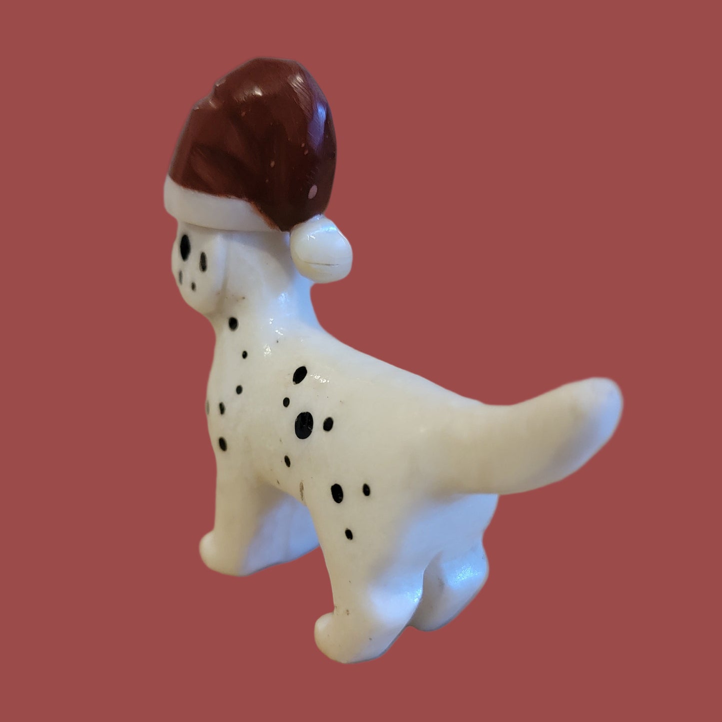 A Fabulous Holiday Dalmatian Creation Santa Dog/Pup Zuni Fetish