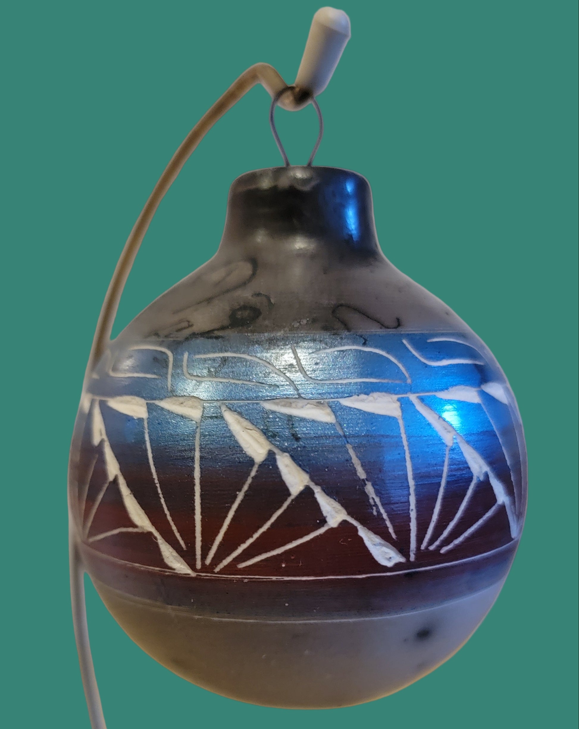 Navajo Horsehair Pottery Holiday Ornanent