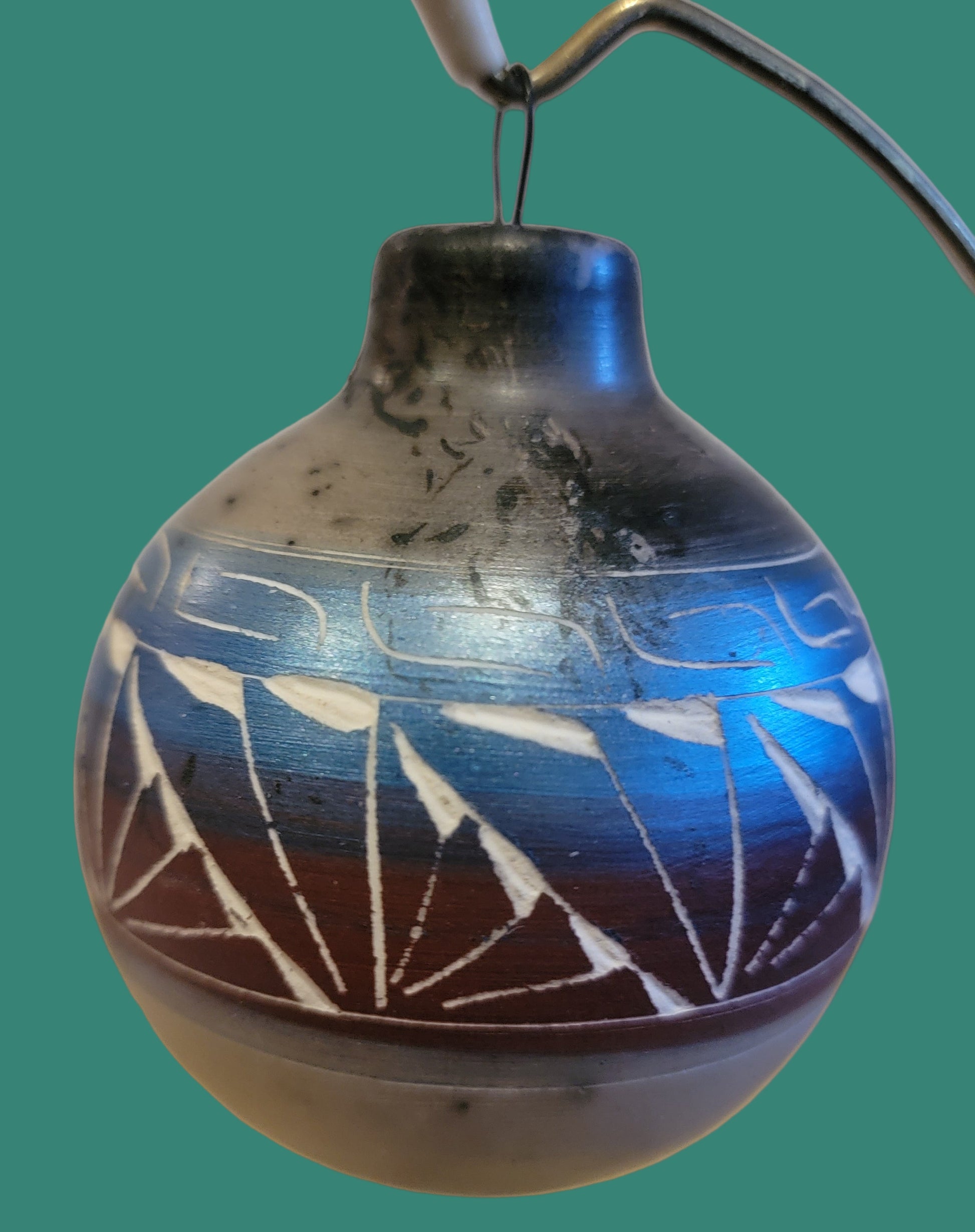 Navajo Horsehair Pottery Holiday Ornanent