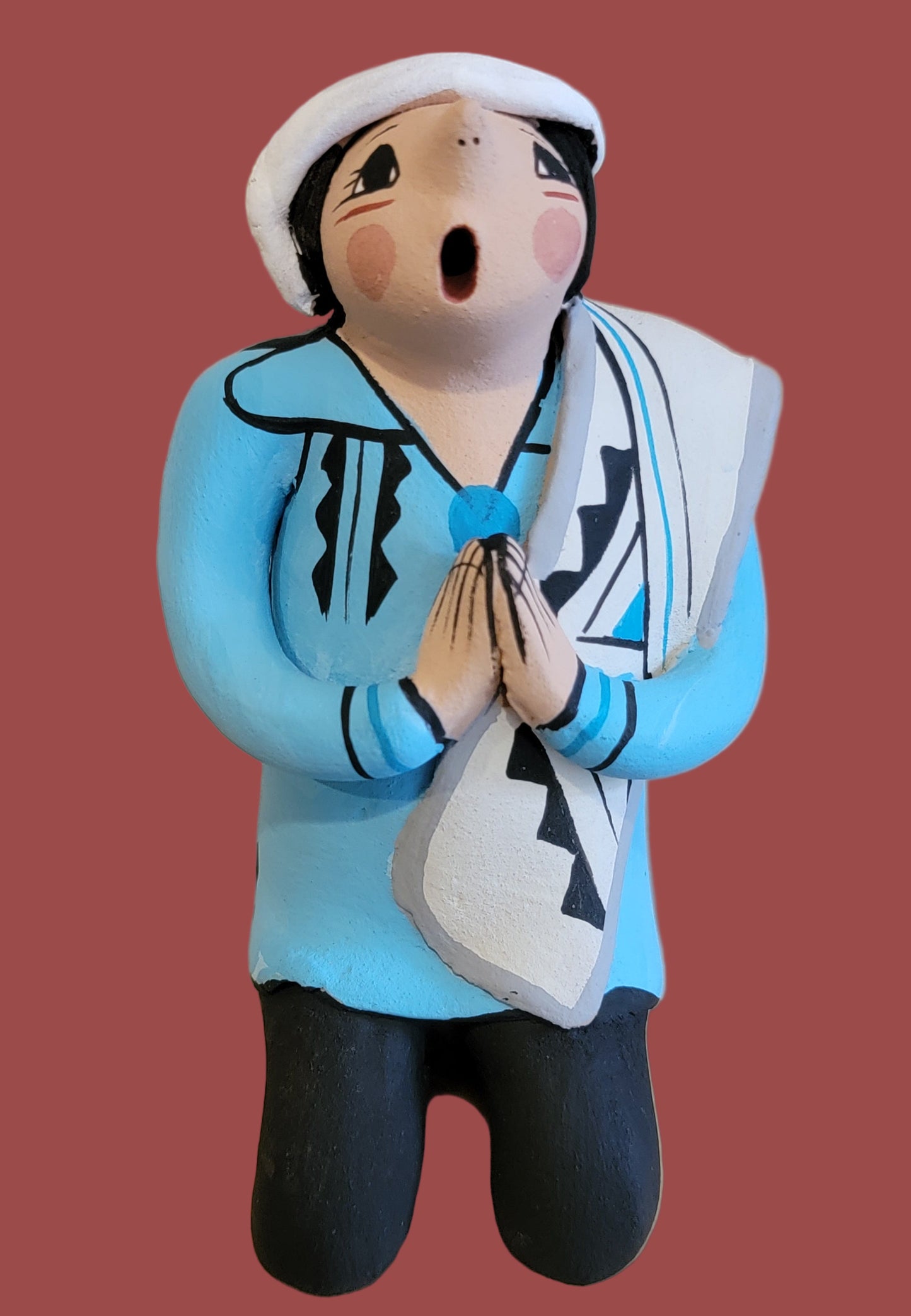 Jemez Pueblo Pottery Five Piece Nativity Set