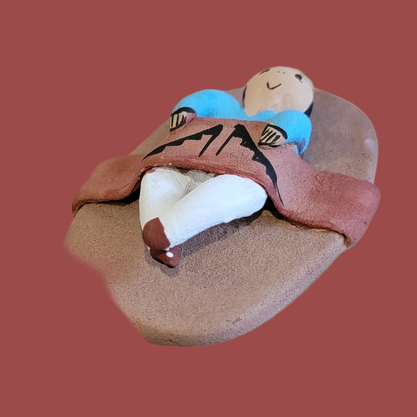 Jemez Pueblo Pottery Five Piece Nativity Set