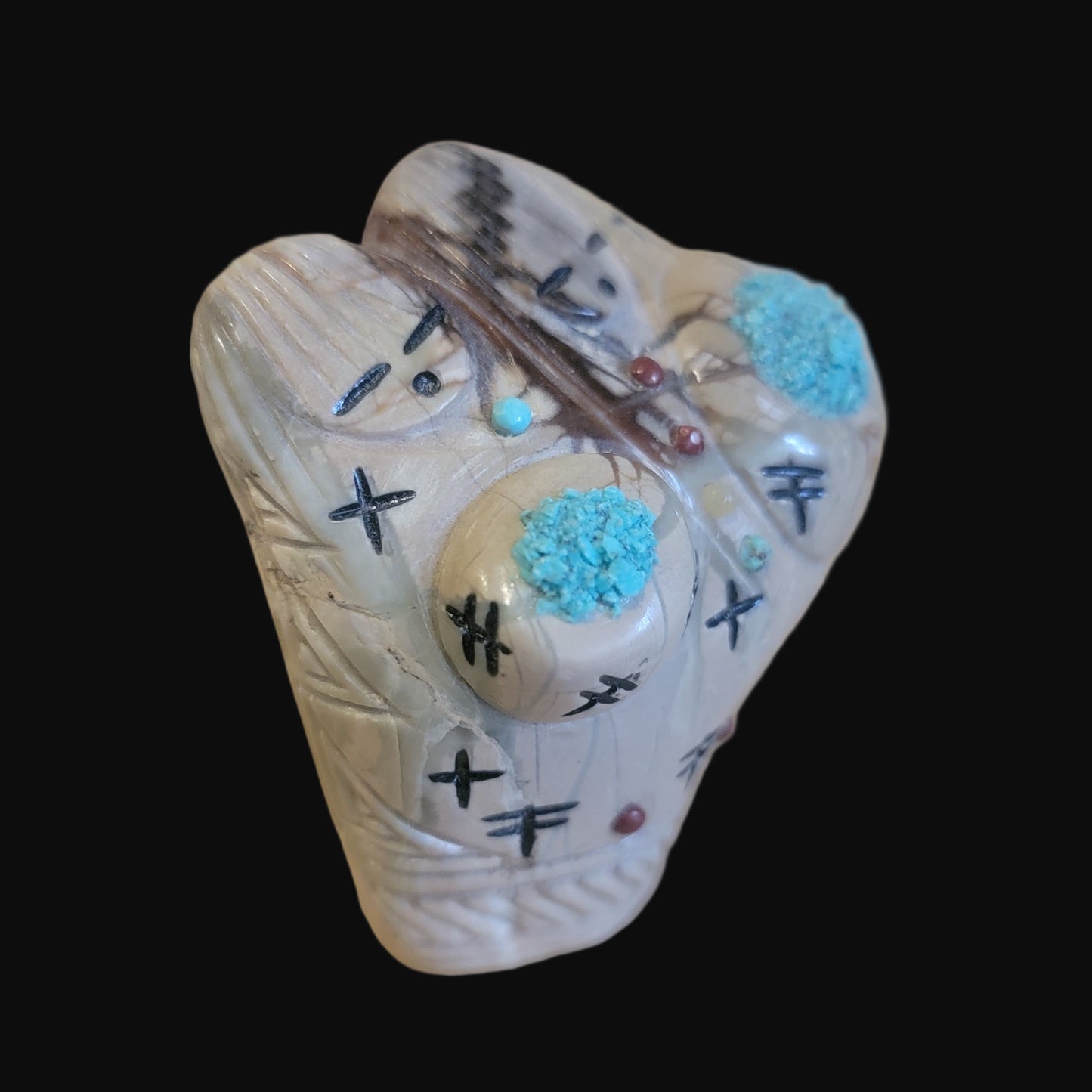Quadruple Highly Adorned Zuni Olla/Corn Maidens Zuni Fetish