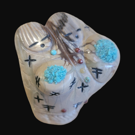 Quadruple Highly Adorned Zuni Olla/Corn Maidens Zuni Fetish