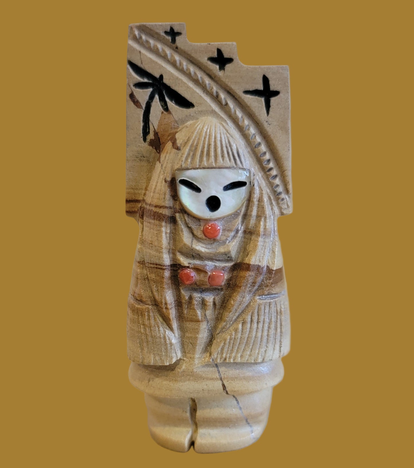 Picture Stone Jasper Harvest Zuni Maiden Zuni Fetish