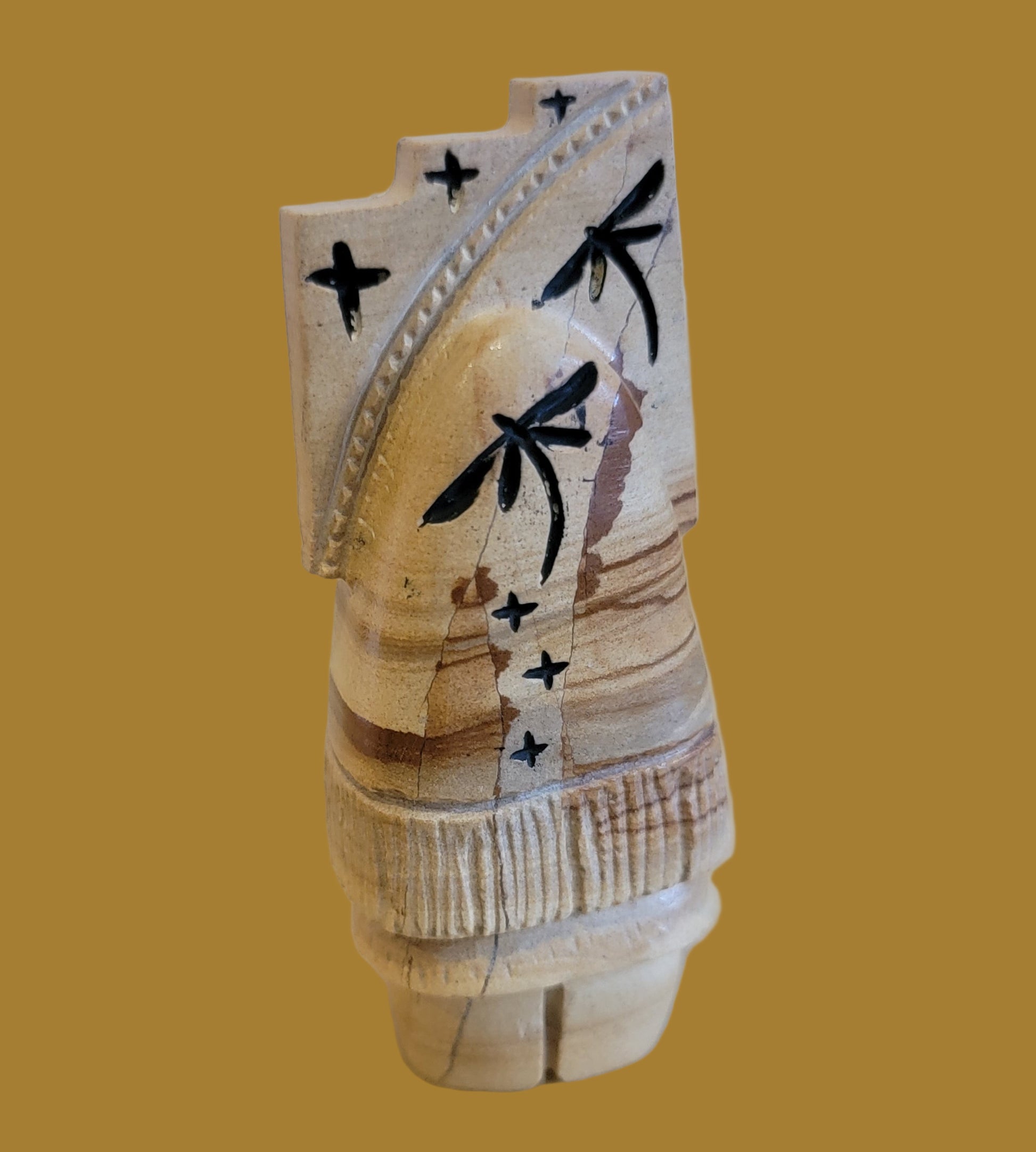 Picture Stone Jasper Harvest Zuni Maiden Zuni Fetish