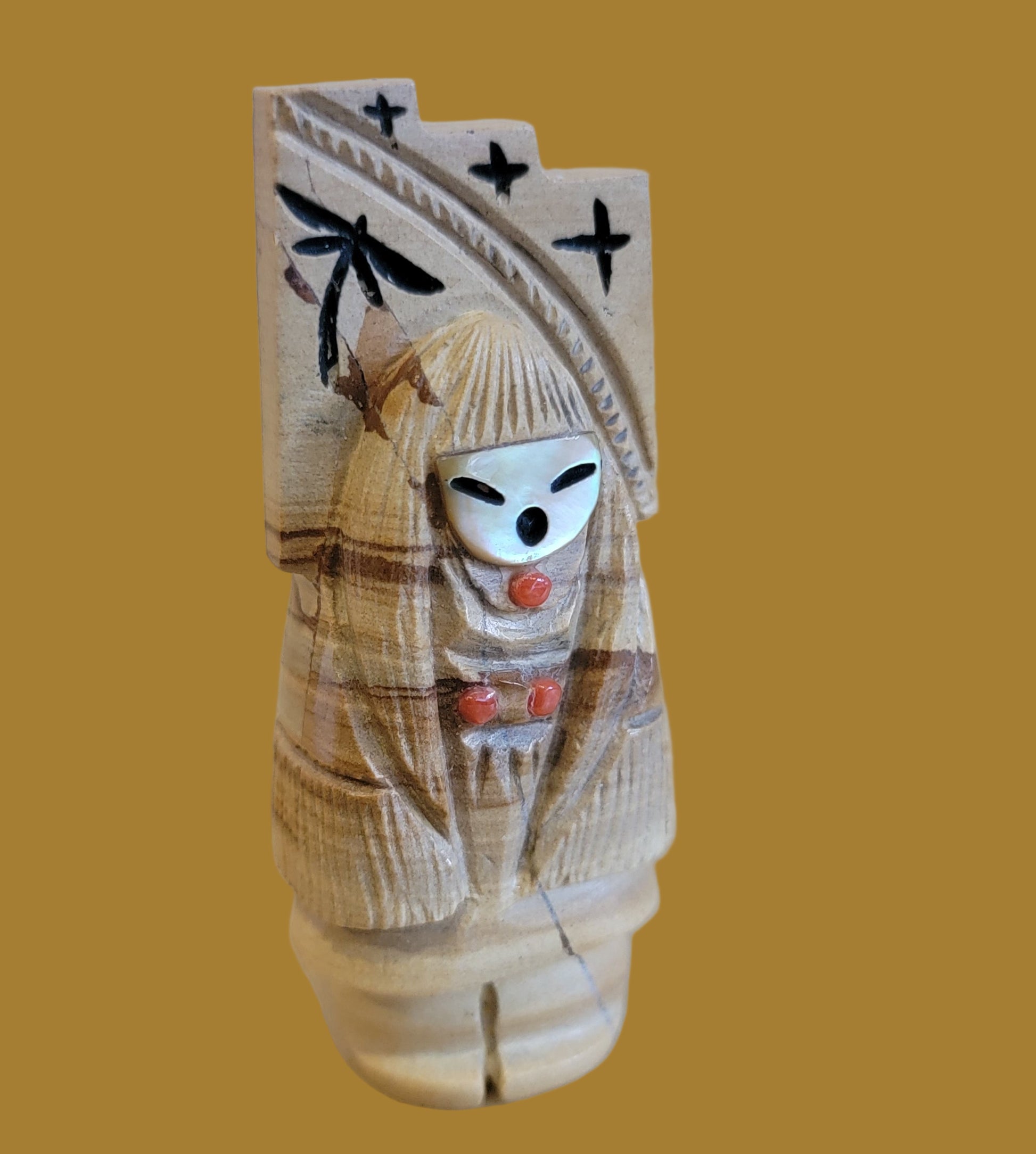 Picture Stone Jasper Harvest Zuni Maiden Zuni Fetish