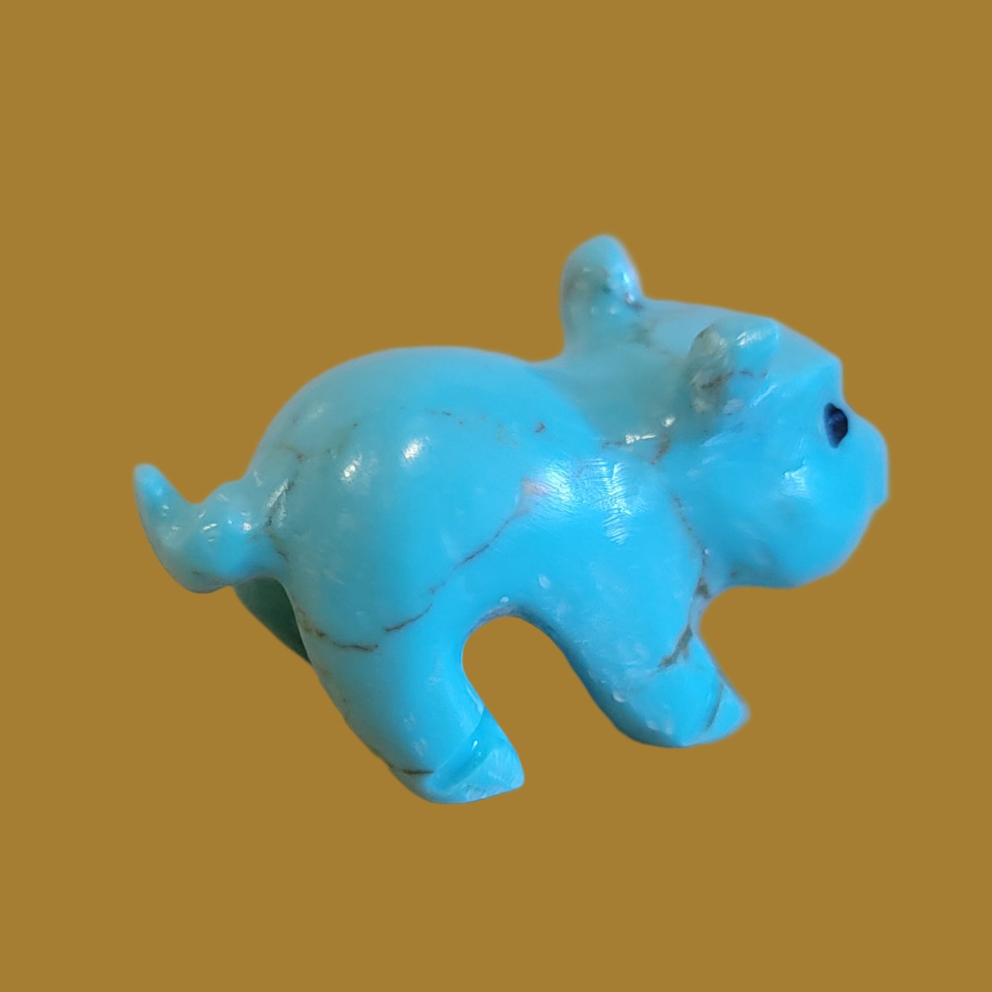 Turquoise Piglet Zuni Fetish