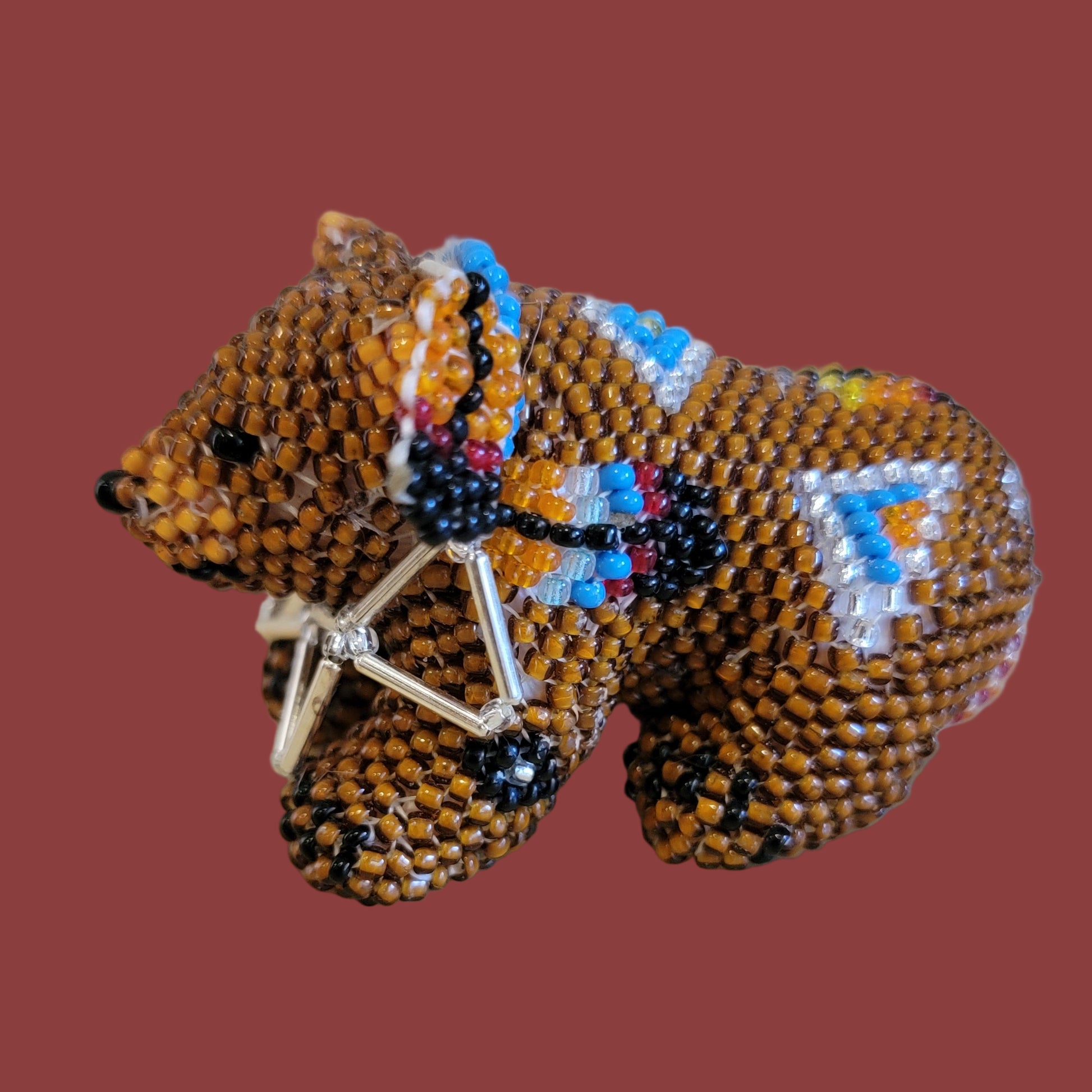 The Beaded Bear Who Slept Through Christmas Indian Beadwork