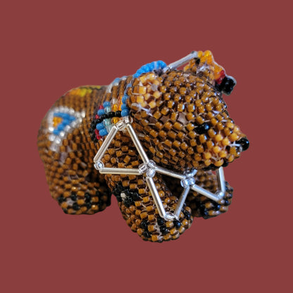 The Beaded Bear Who Slept Through Christmas Indian Beadwork
