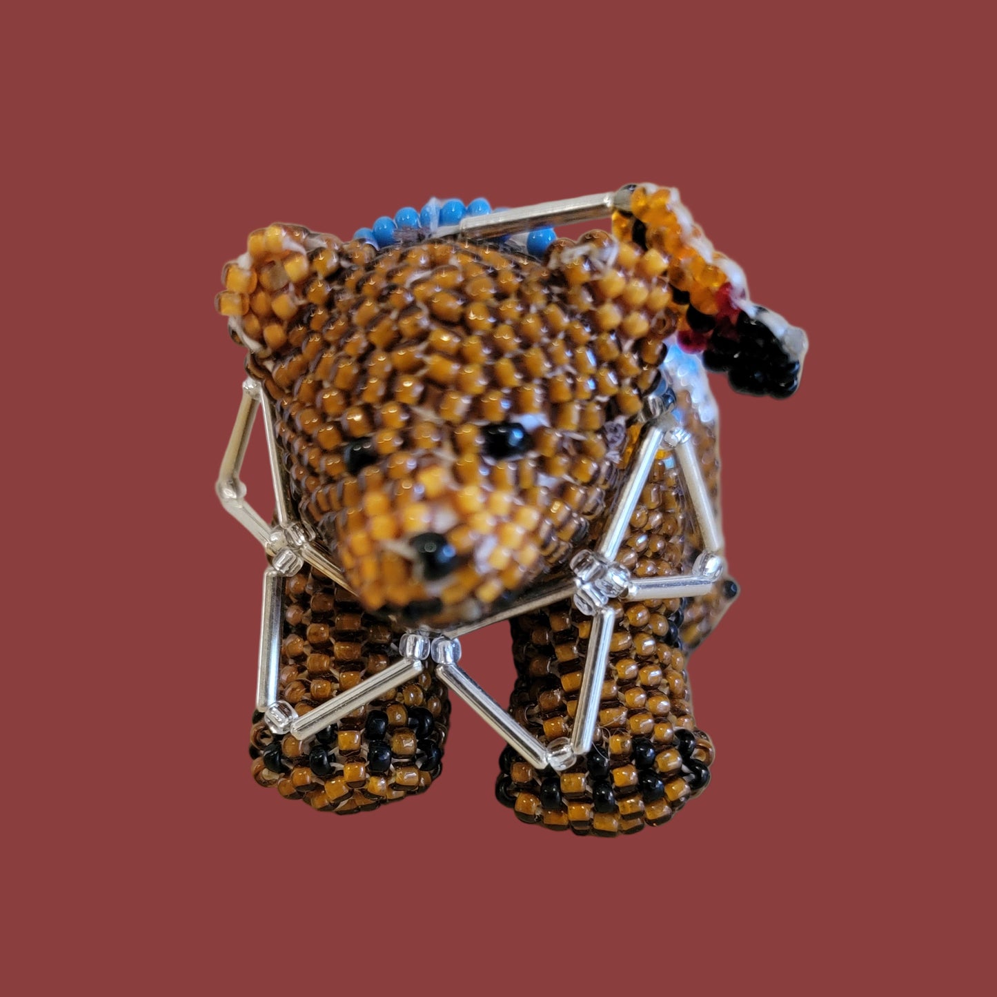 The Beaded Bear Who Slept Through Christmas Indian Beadwork