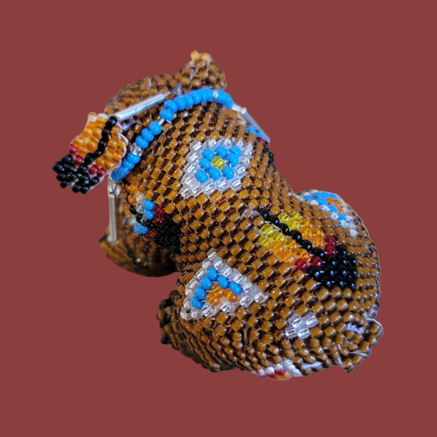 The Beaded Bear Who Slept Through Christmas Indian Beadwork