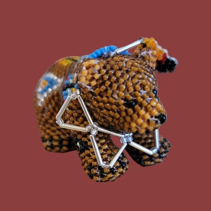 The Beaded Bear Who Slept Through Christmas Indian Beadwork