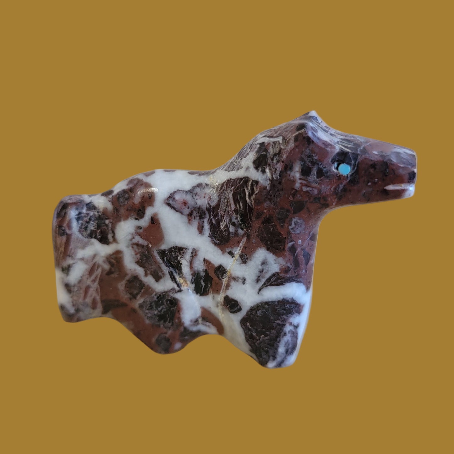 Crazy Horse Stone Healing Horse Zuni Fetish