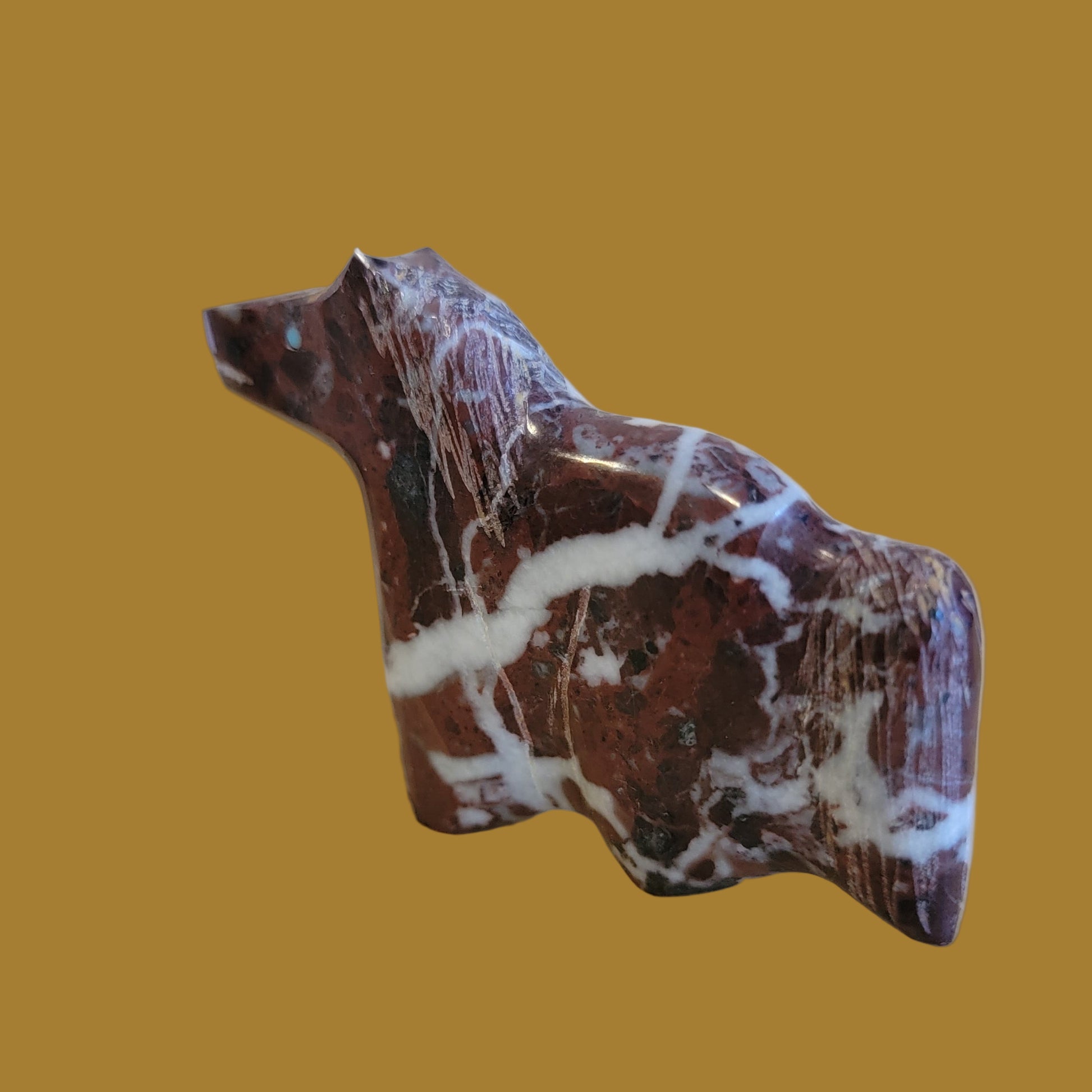 Crazy Horse Stone Healing Horse Zuni Fetish