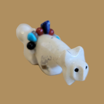 Clairvoyant Bobcat w/ Fancy Bundle Zuni Fetish